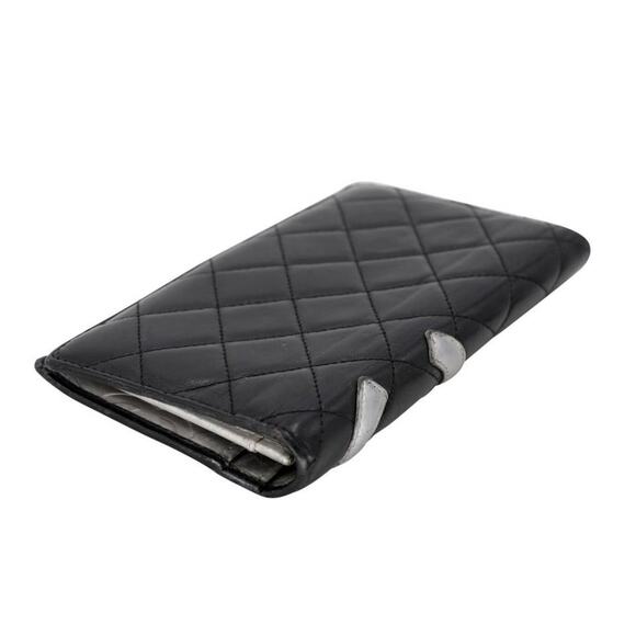 Chanel Cambon Silver Big CC Monogram Quilted Lambskin Wallet CC-W0209N-0006 - Picture 6 of 9